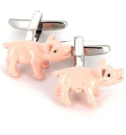 Schweinchen Manschettenknöpfe