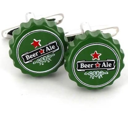 Bierdeckel Manschettenknöpfe