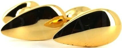 Goldene Manschettenknöpfe