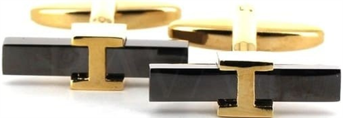 Goldene und schwarze Manschettenknöpfe II