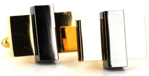 Goldene und schwarze Manschettenknöpfe V