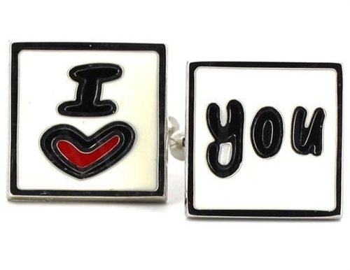 Ärmelknöpfe Ich liebe dich