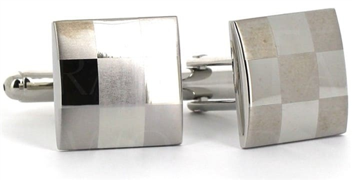 Quadratische Laser-Manschettenknöpfe III