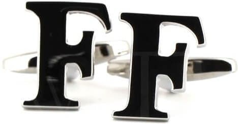 Buchstaben F Manschettenknöpfe