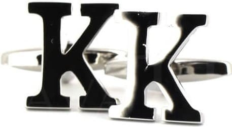 Initialen Manschettenknöpfe K