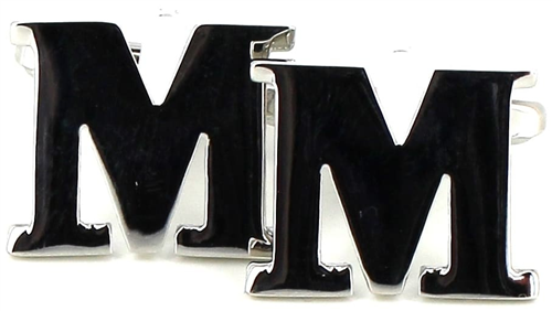 Initialen Manschettenknöpfe