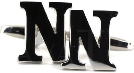 Buchstabe N Manschettenknöpfe