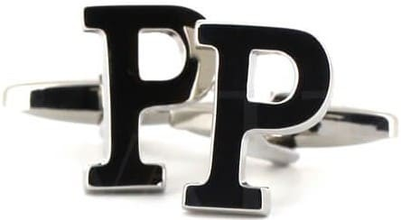 Buchstaben P Manschettenknöpfe
