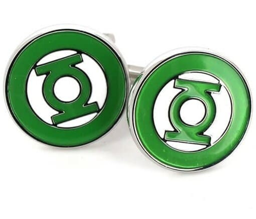 Grüne Laternenmanschettenknöpfe