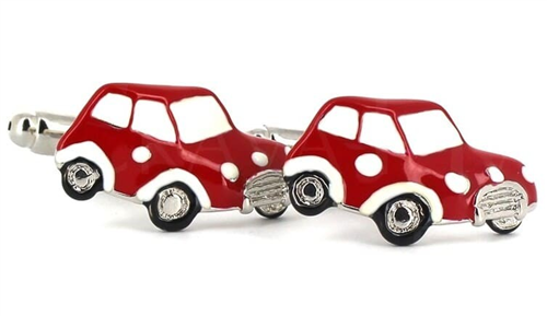 Rote Mini-Manschettenknöpfe