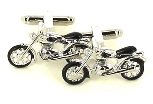 Motorrad Räder Schwarze Manschettenknöpfe