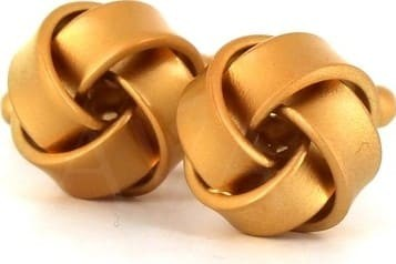Matte Knoten Manschettenknöpfe