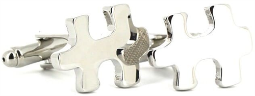Ärmelknöpfe Puzzlestücke