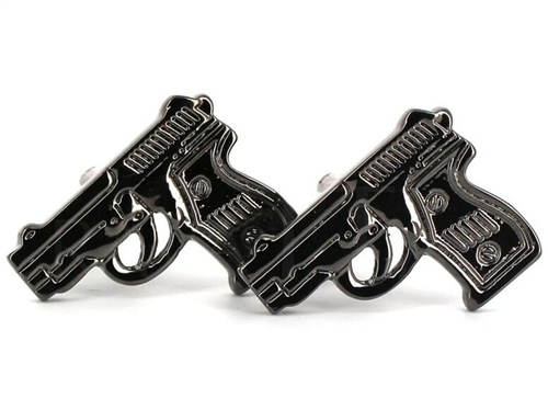 Pistolenmanschettenknöpfe
