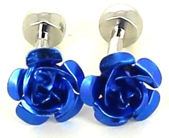 Rosa Blau Manschettenknöpfe