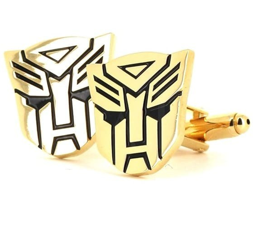 Goldene Autobots Transformers Manschettenknöpfe