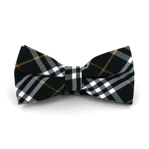 Dunkelgrüne Tartan-Fliege