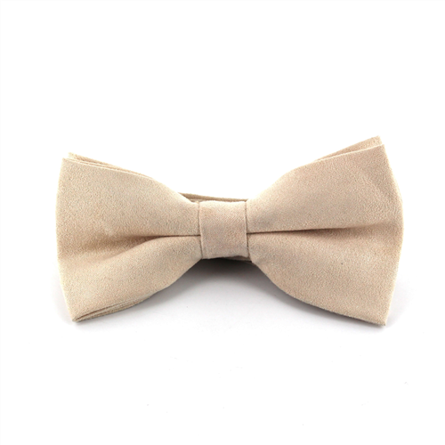Uni Velours Fliege Beige