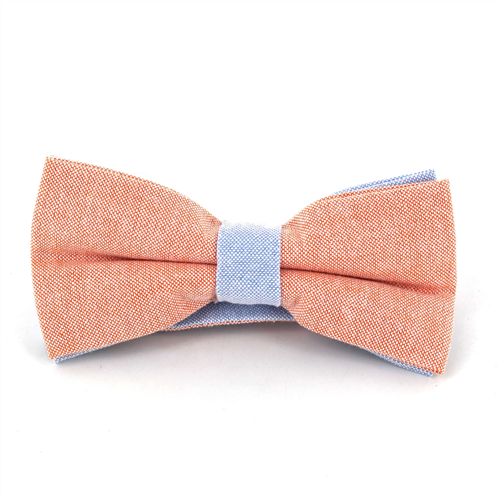 Uni Oxford Fliege Orange und Blau