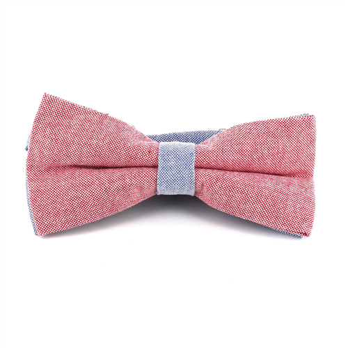 Rote und blaue Oxford-Schleife