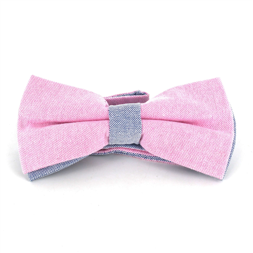 Uni Oxford Fliege in Rosa und Blau