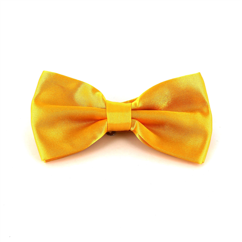 Uni Satin Gelbe Fliege