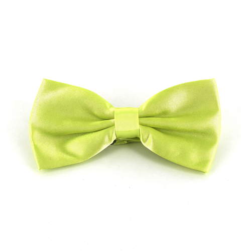 Uni Satin Gelb Limon Fliege