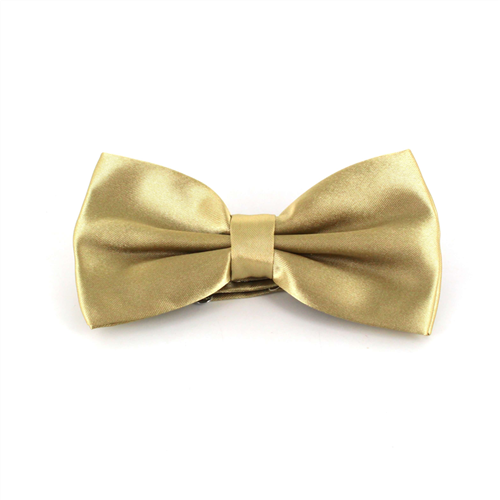Uni Satin Fliege Beige