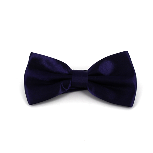 Lila Satin Fliege