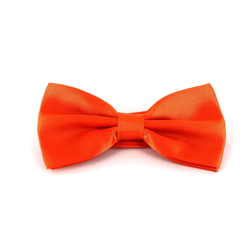 Uni Satin Fliege Orange