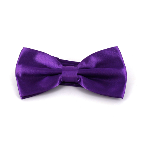 Uni Satin Fliege Lila