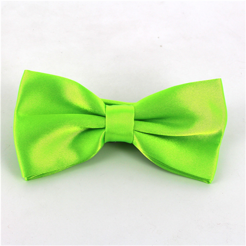 Grüne Satin Fliege