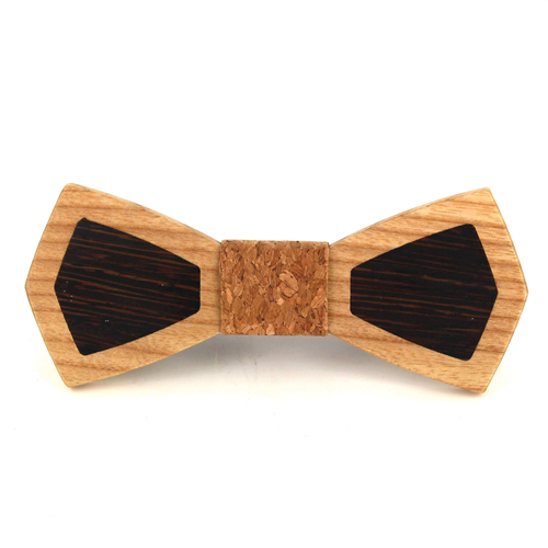Holz Zwei-Farben Fliege