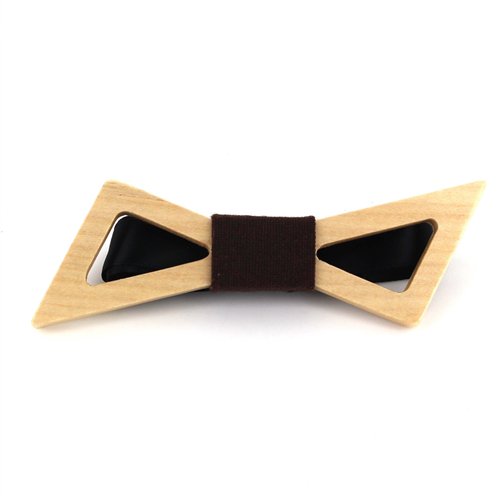 Holzfliege Hohlband Schleife