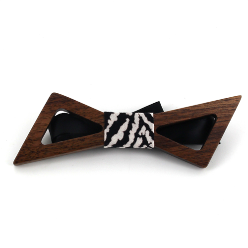 Holzfliege Hohlband Schleife