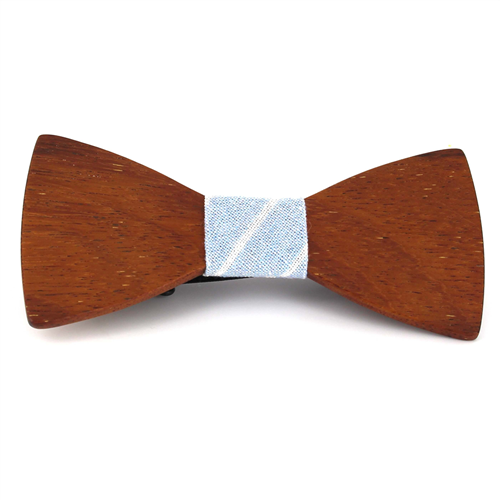 Holz Fliege Einfarbig