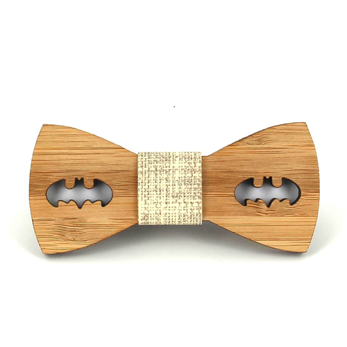 Kinder Fliege aus hohlem Bambus Batman