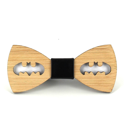 Kinder Fliege aus hohlem Bambus Batman