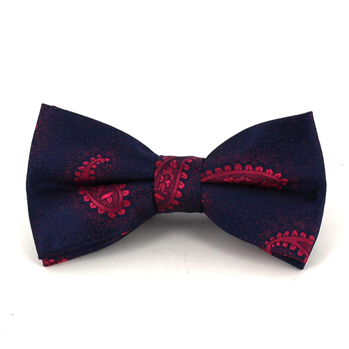 Blauer Paisley Fliege