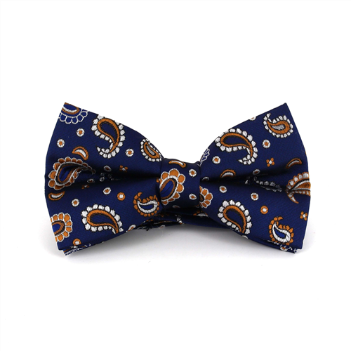 Marineblauer Paisley-Fliege