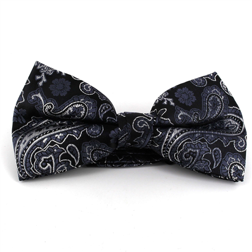 XL Paisley Fliege Grau
