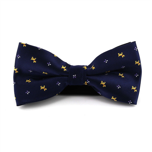 Marineblaue Hundebowtie