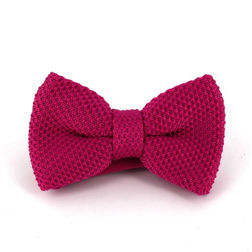 Fliege Einfarbiges Punkt Fuchsia