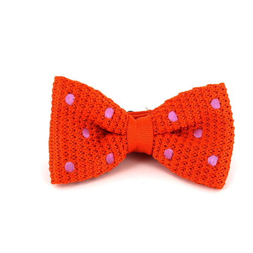Fliege Orange Punkt Lila Punkte
