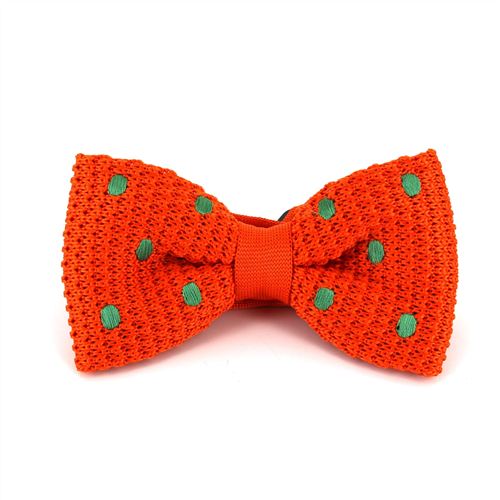Fliege Orange Punkt Grüne Punkte