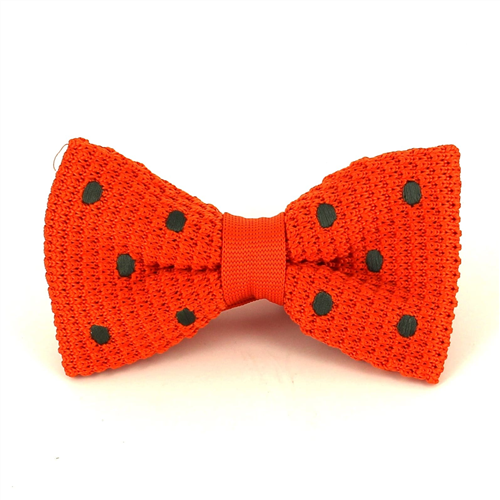Fliege Orange Punkt Dunkelgrüne Punkte
