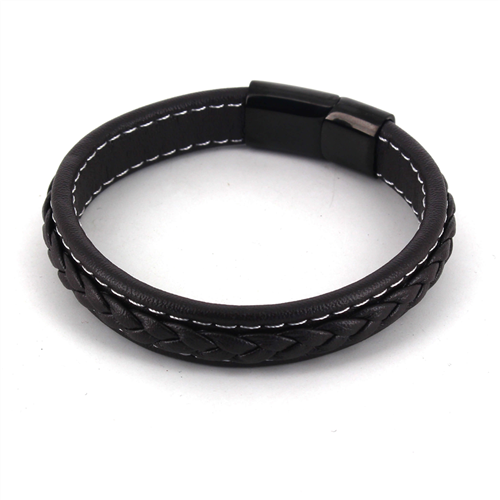Armband Dunkelbraunes Lederseil