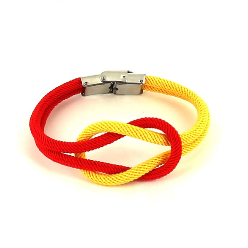 Armband Spanien Flagge Knoten