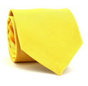 Gelbes MicroTwill Uni-Krawatte