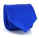 Blauer Twill-Horizontalstreifen Krawatte
